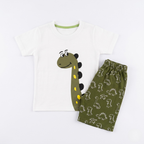 Dino Buddy Summer Short Set for Kids