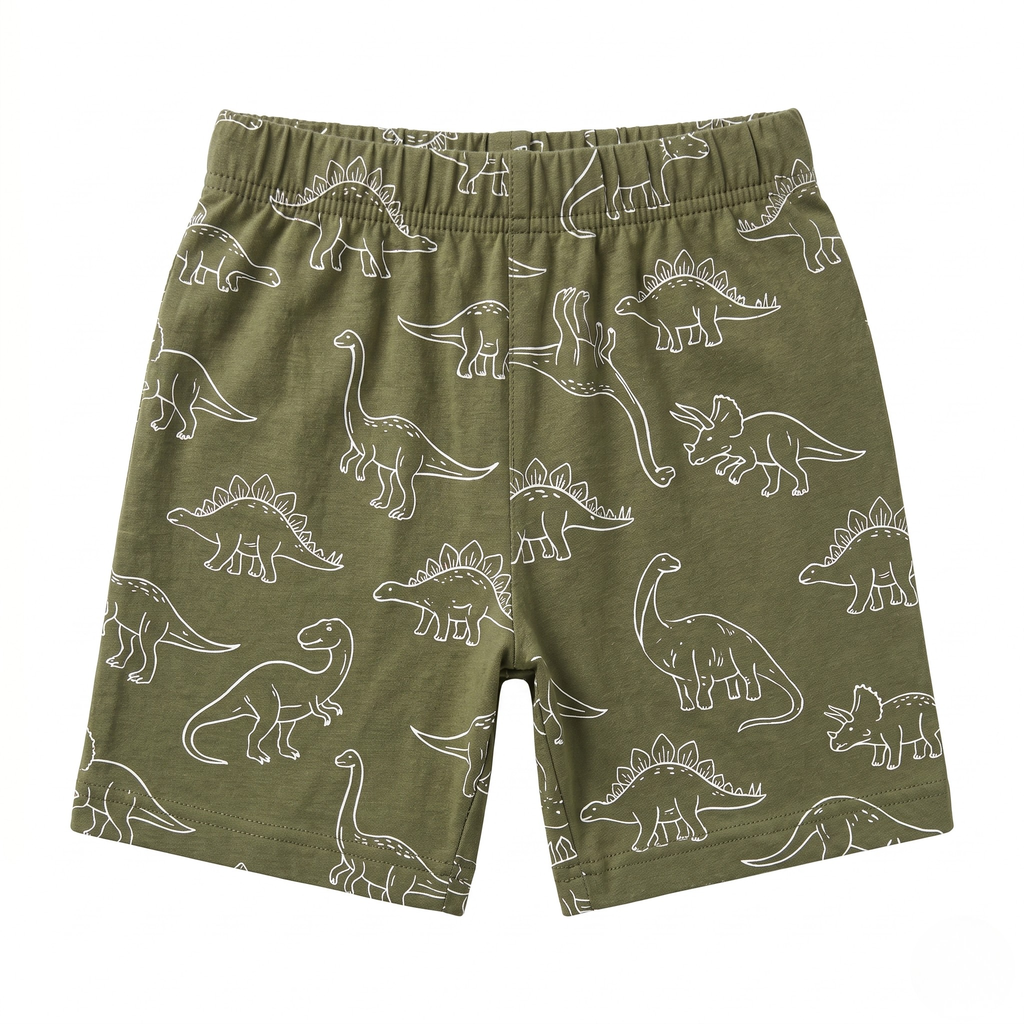 Dino Buddy Summer Short Set for Kids