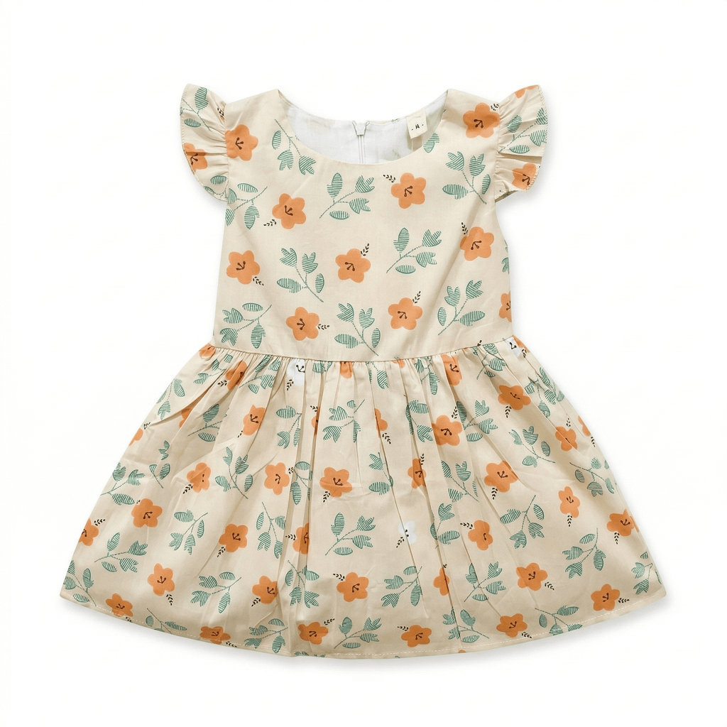 Retro Floral Tea Dress