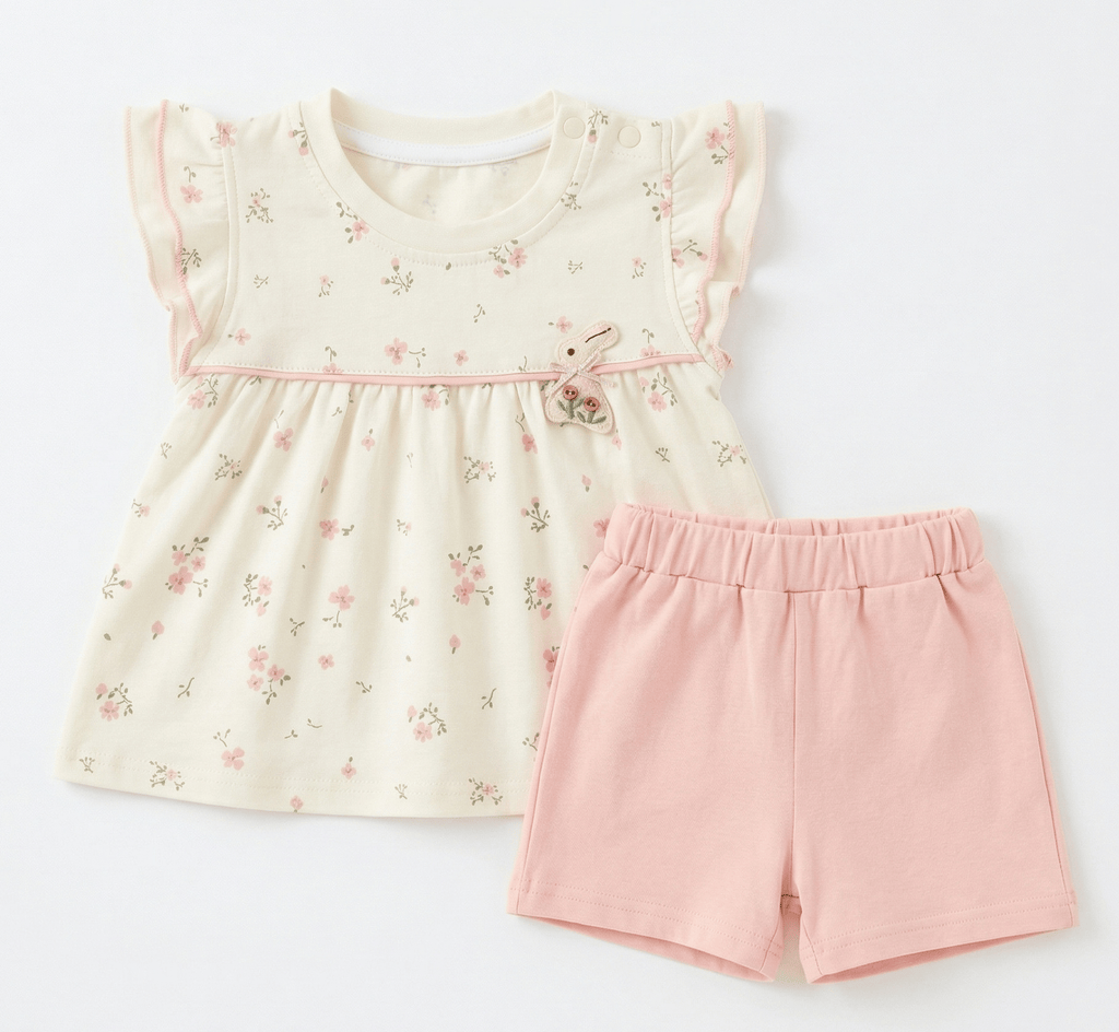 Floral Bunny Cotton Top