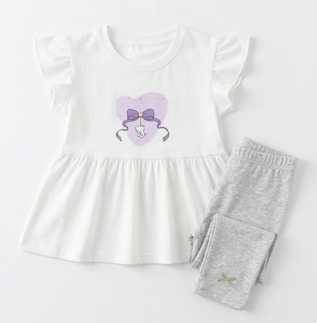 Baby Girls' Hello Kitty Peplum Top and Leggings