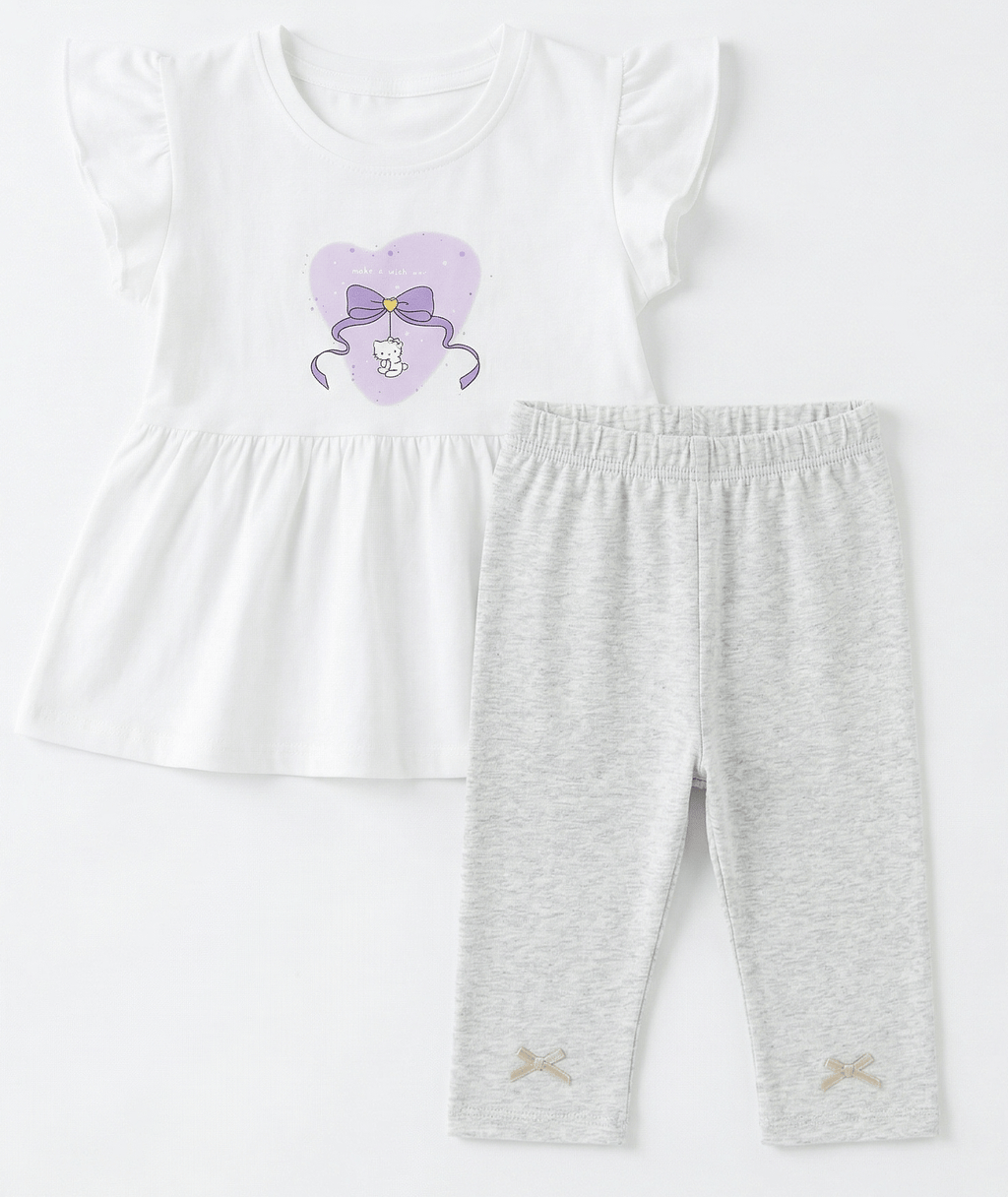 Baby Girls' Hello Kitty Peplum Top and Leggings