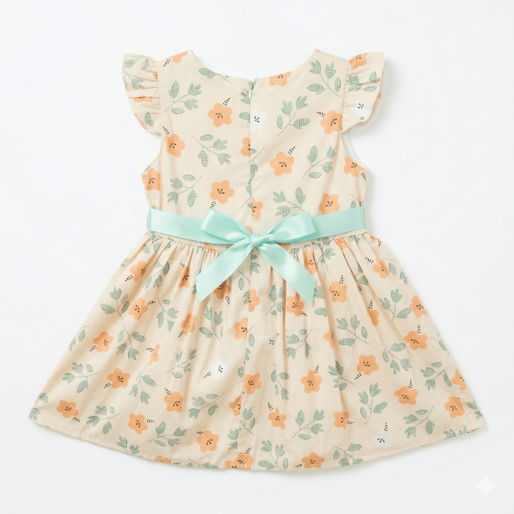 Retro Floral Tea Dress