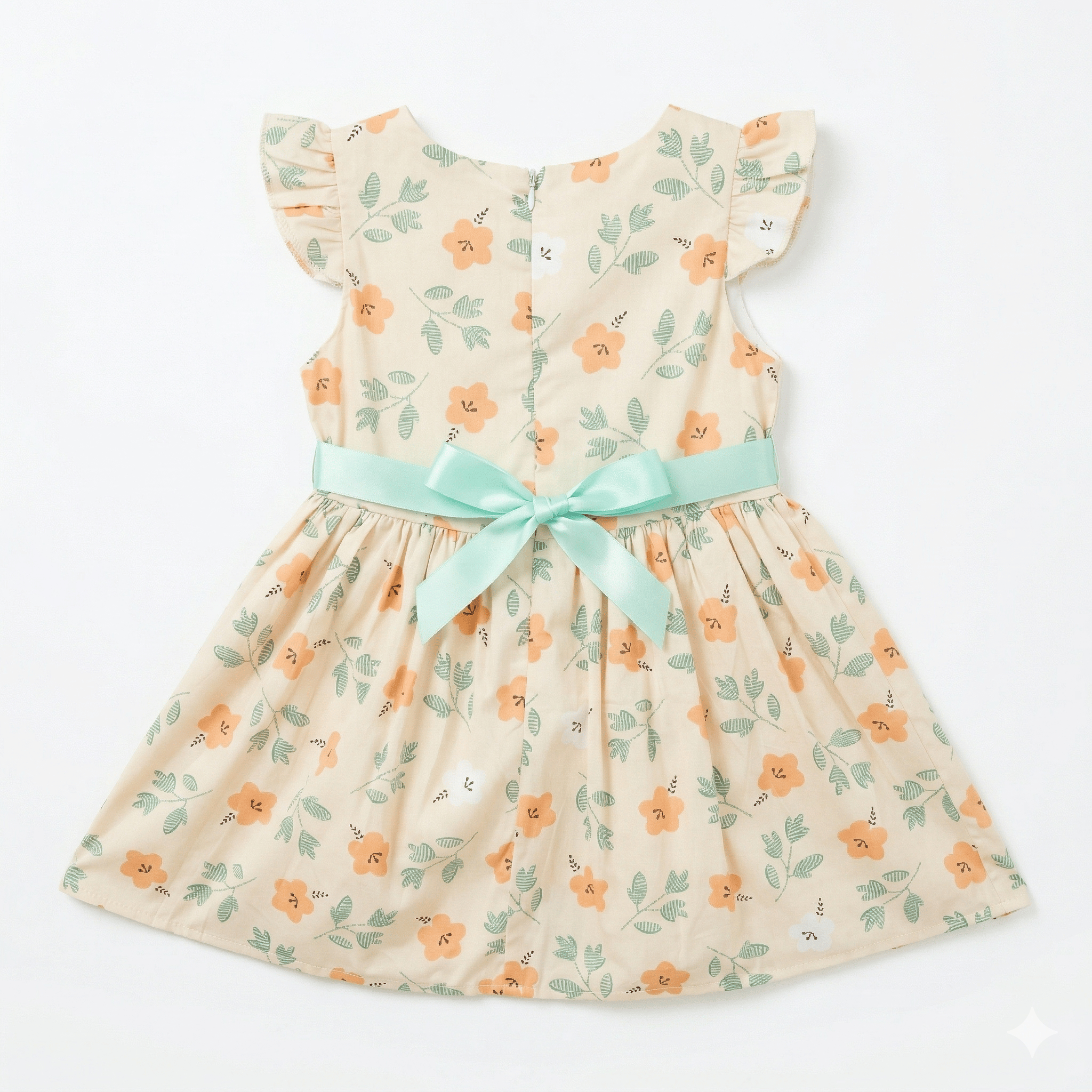 Retro Floral Tea Dress