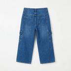 Soft Denim Cargo Trousers