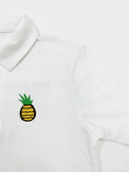 Pineapple Embroidered Polo Shirt