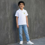Pineapple Embroidered Polo Shirt